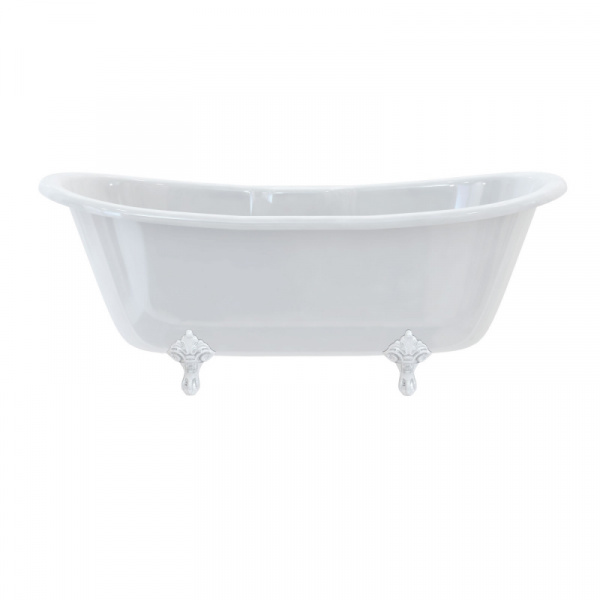 Bateau_double_ended_170cm_traditional_feet_white