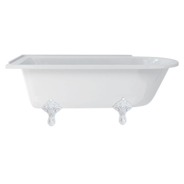 Hampton_left_170cm_traditional_feet_white