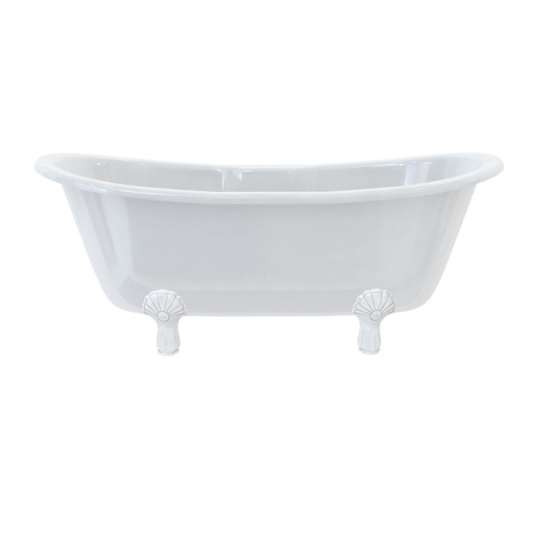 Bateau_double_ended_170cm_classic_feet_white