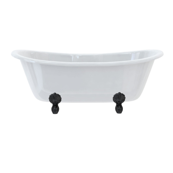 Bateau_double_ended_170cm_claw_feet_black