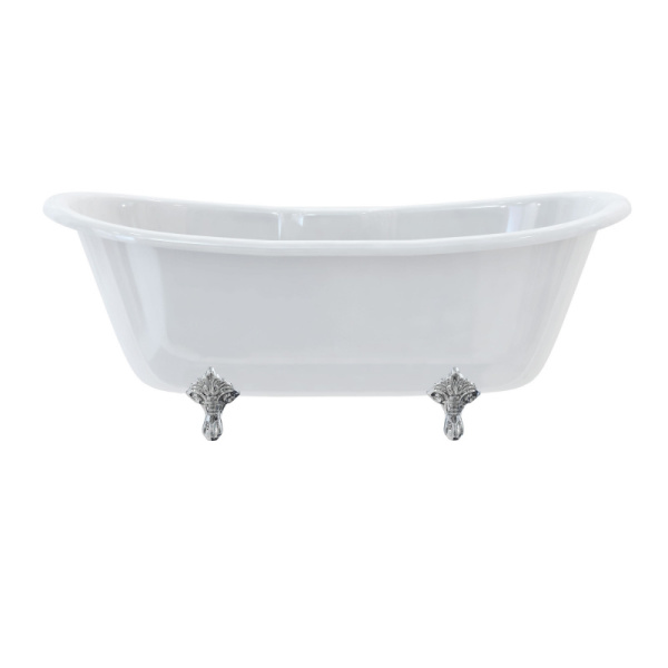 Bateau_double_ended_170cm_traditional_feet_chrome