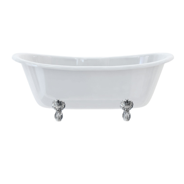 Bateau_double_ended_170cm_claw_feet_chrome