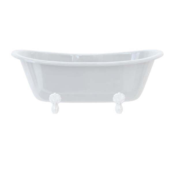 Bateau_double_ended_170cm_claw_feet_white